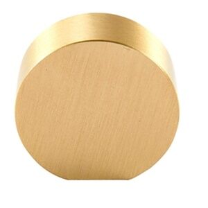 Brass Kitchen Cabinet Knob - Drawer Pull, Drawer Knob Cabinet Handle, Round Knob